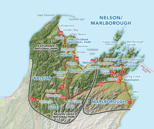 Visit the Nelson region in a Kiwi Road Trips Backpacker Campervan